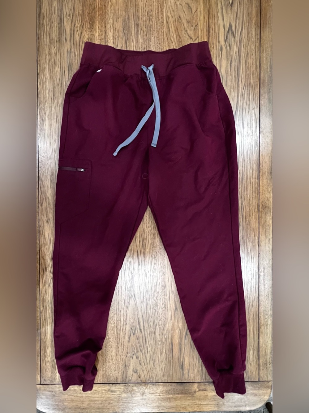 Figs Maroon Technical Collection Scrub Joggers